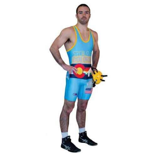 Cliff Keen S7943J Unique High Cut Custom Team Sublimated Singlet by